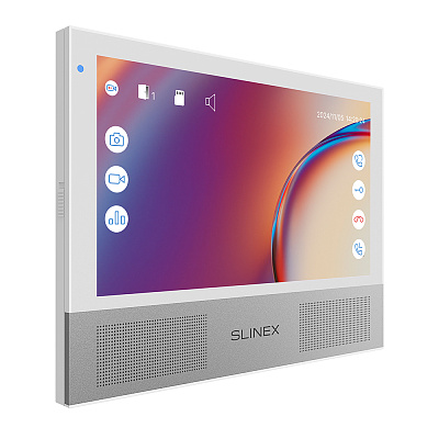 картинка Slinex Sonik-7 Cloud цвет белый. 7" AHD Видеодомофон с переадресацией входящего вызова от компании Intant